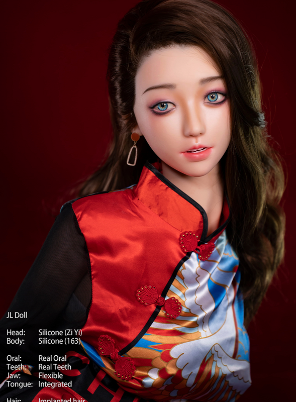 嘉丽新款-梓怡真人口腔性爱非充气款实体硅胶娃娃自带金属骨架玩偶男用版