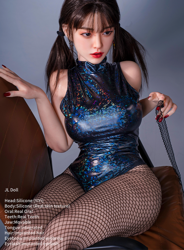 嘉丽新款-依依 真人口腔性爱非充气款实体硅胶娃娃自带金属骨架玩偶男用版